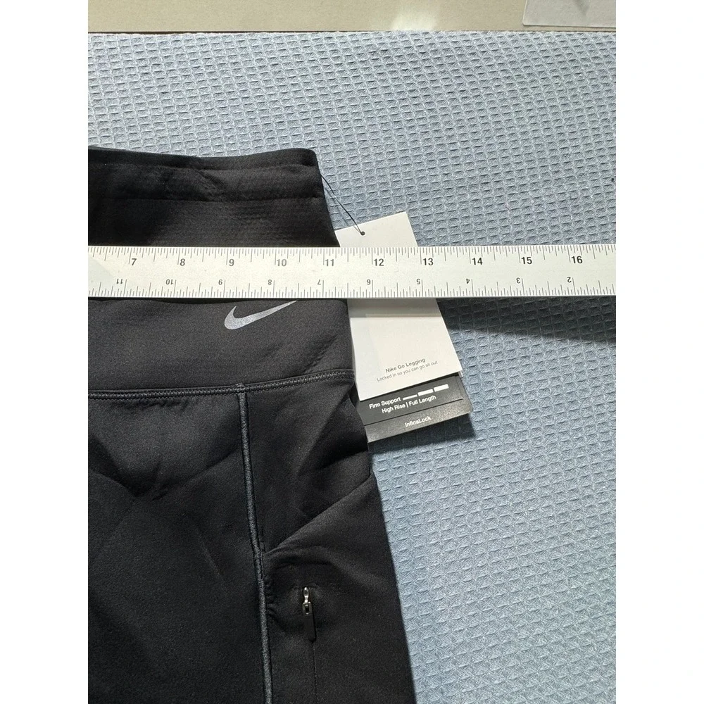 Nike Go  High Rise Full Length Running Tights Leggings Womens XS Black